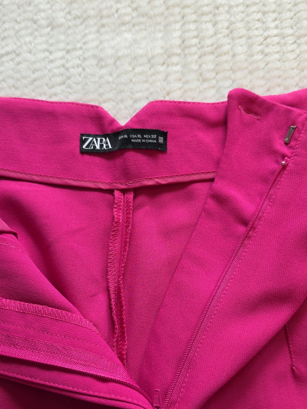 Zara Women's High-Waist Pink Ankle Pants - Picture 5 of 8